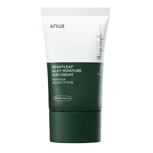 Anua Heartleaf Silky Moisture Sun Cream 50ml - SPF 50+